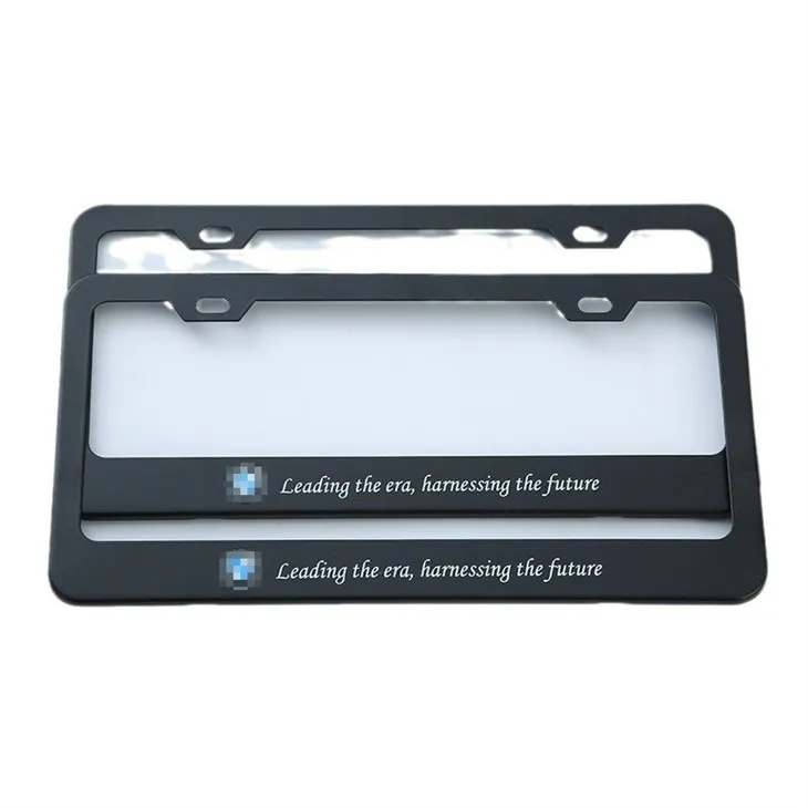 Printed LOGO Advertising Car License Plate Frame